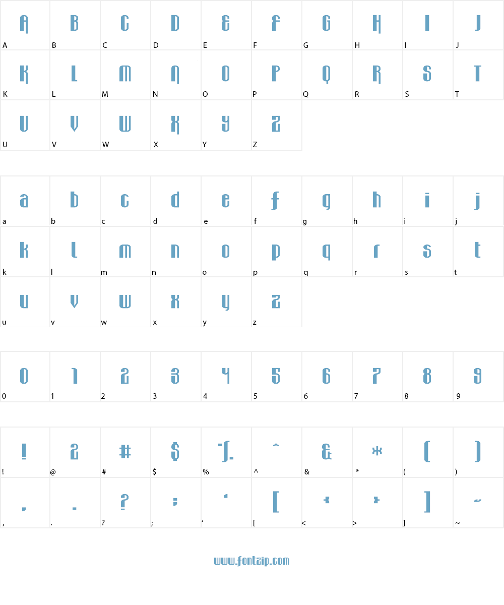 Wabbit Sans Font Character